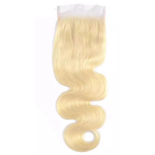 HD Blonde Wavy Closure